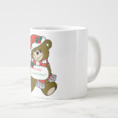 "MERRY CHRISTMAS" TEDDY BEAR GROTE KOFFIEKOP (Voorkant rechts)