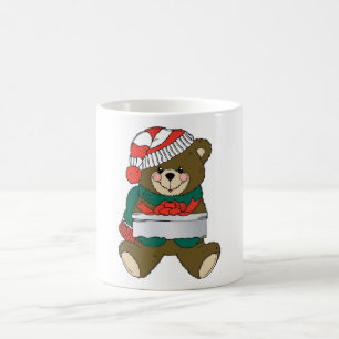 "MERRY CHRISTMAS" TEDDY BEAR KOFFIEMOK