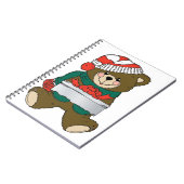 "MERRY CHRISTMAS" TEDDY BEAR NOTITIEBOEK (Linkerzijde)