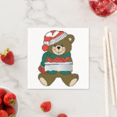 "MERRY CHRISTMAS" TEDDY BEAR SERVET (Insitu)