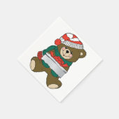 "MERRY CHRISTMAS" TEDDY BEAR SERVET (Hoek)