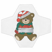 "MERRY CHRISTMAS" TEDDY BEAR VOETBAL (Enkel)