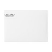 MERRY CHRISTMAS-terugzendadreslabels (Voorkant)