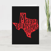 Merry Christmas Texas  Kaart (Voorkant)