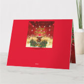 MERRY CHRISTMAS Texas LongHorn Style! Kaart (Achterkant)