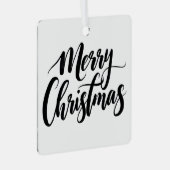 Merry Christmas Text Ornament (Voorkant Rechts)