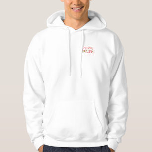 Merry Christmas Text Pattern Design: feestelijke k Hoodie