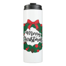 Merry christmas thermosbeker