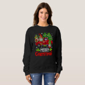 Merry Christmas  Three Gnome Buffalo Plaid Red Tru Trui (Voorkant volledig)