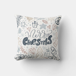 Merry Christmas Throw Pillow – Cozy Holiday Decor Kussen