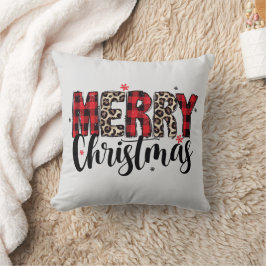 Merry Christmas Throw Pillow Kussen
