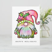 MERRY CHRISTMAS | Tie Dye Hippy Gnome (Staand voorkant)