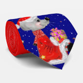 merry Christmas tie,Kravatte Stropdas (Opgerold)