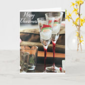 **MERRY CHRISTMAS** TIJD TOT CELEBRAAT KAART (Gele Bloem)