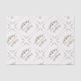 MERRY CHRISTMAS TISSUE PAPIER