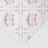 MERRY CHRISTMAS TISSUE PAPIER (Detail)