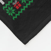 Merry Christmas To All You Sumes Ugly Sweater Vint Fleece Deken (Hoek)