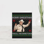 Merry Christmas To All You Sumes Ugly Sweater Vint Kaart (Voorkant)