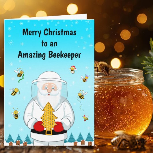 Merry Christmas to an Amazing Beekeeper Kaart