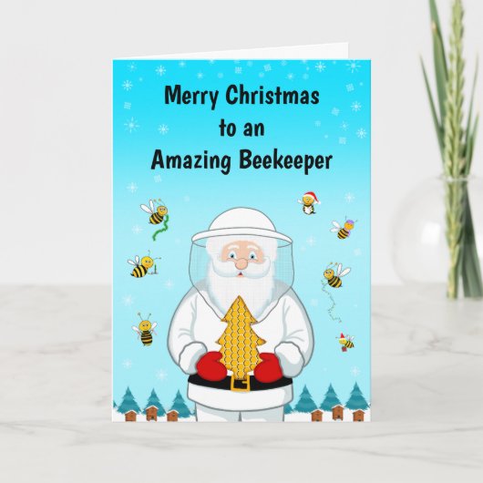 Merry Christmas to an Amazing Beekeeper Kaart (Voorkant)