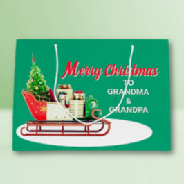 Merry Christmas to Grandma & Grandpa Groot Cadeauzakje