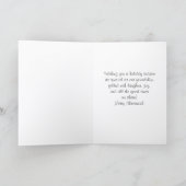 Merry Christmas to my friend & whimsical greeting  Kaart (Binnen)