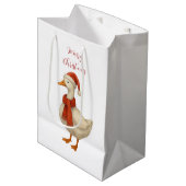 Merry Christmas to my Silly Goose Medium Cadeauzakje (Voorkant Gekanteld)