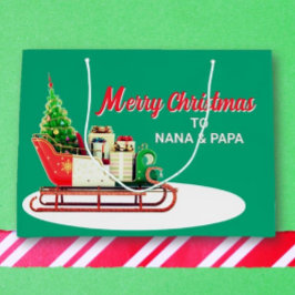 Merry Christmas to Nana & Papa  Groot Cadeauzakje