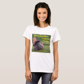 Merry Christmas to vegetarians & vegans T-shirt (Voorkant volledig)