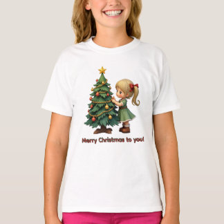 Merry Christmas to You! Holiday T-Shirt for Kids