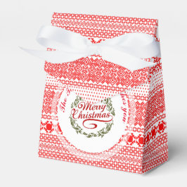 MERRY CHRISTMAS Traditionele naam Favor Box tent Bedankdoosjes