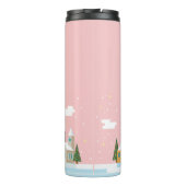 Merry Christmas Travel Mug | feestdag Thermosbeker (Achterkant)