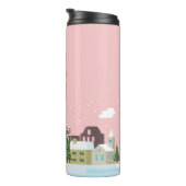 Merry Christmas Travel Mug | feestdag Thermosbeker (Geroteerd rechts)