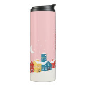 Merry Christmas Travel Mug | feestdag Thermosbeker (Gedraaid links)