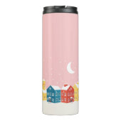 Merry Christmas Travel Mug | feestdag Thermosbeker (Achterkant)