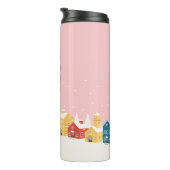 Merry Christmas Travel Mug | feestdag Thermosbeker (Geroteerd rechts)