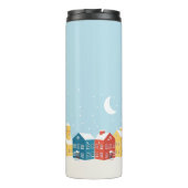 Merry Christmas Travel Mug | feestdag Thermosbeker (Achterkant)