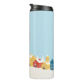 Merry Christmas Travel Mug | feestdag Thermosbeker (Geroteerd rechts)