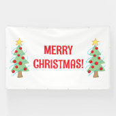 Merry Christmas Tree Banner (Horizontaal)