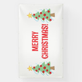 Merry Christmas Tree Banner (Verticaal)
