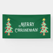 Merry Christmas Tree Banner (Horizontaal)