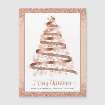 Merry Christmas Tree Business Magnetische Kaart