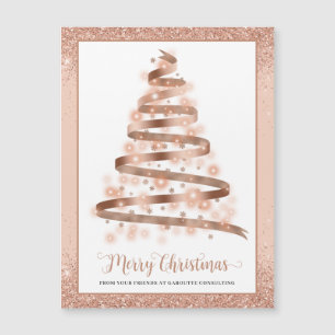 Merry Christmas Tree Business Magnetische Kaart