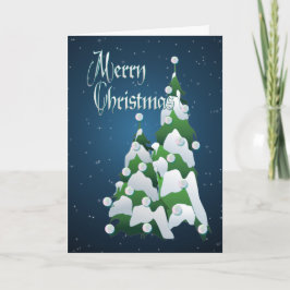 MERRY CHRISTMAS TREE by SHARON SHARPE Feestdagen Kaart