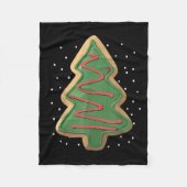 Merry Christmas Tree Christmas  Fleece Deken (Voorkant)