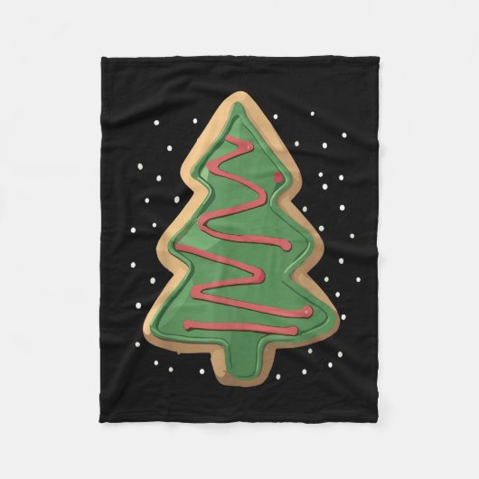 Merry Christmas Tree Christmas  Fleece Deken (Voorkant)