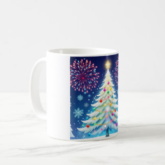 Merry Christmas Tree Coffee Mug – Winter Festival  Koffiemok