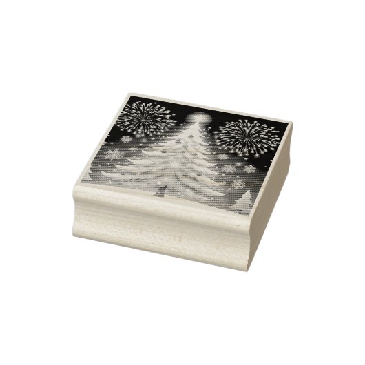 Merry Christmas Tree Coffee Mug – Winter Festival  Rubberstempel (Stempel)