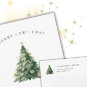 Merry Christmas Tree Corporate Kaart voor Feestdag
