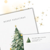 Merry Christmas Tree Corporate Kaart voor Feestdag
